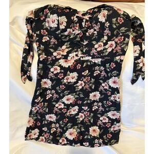 American Eagle Flower print Strapless Dress Size Medium